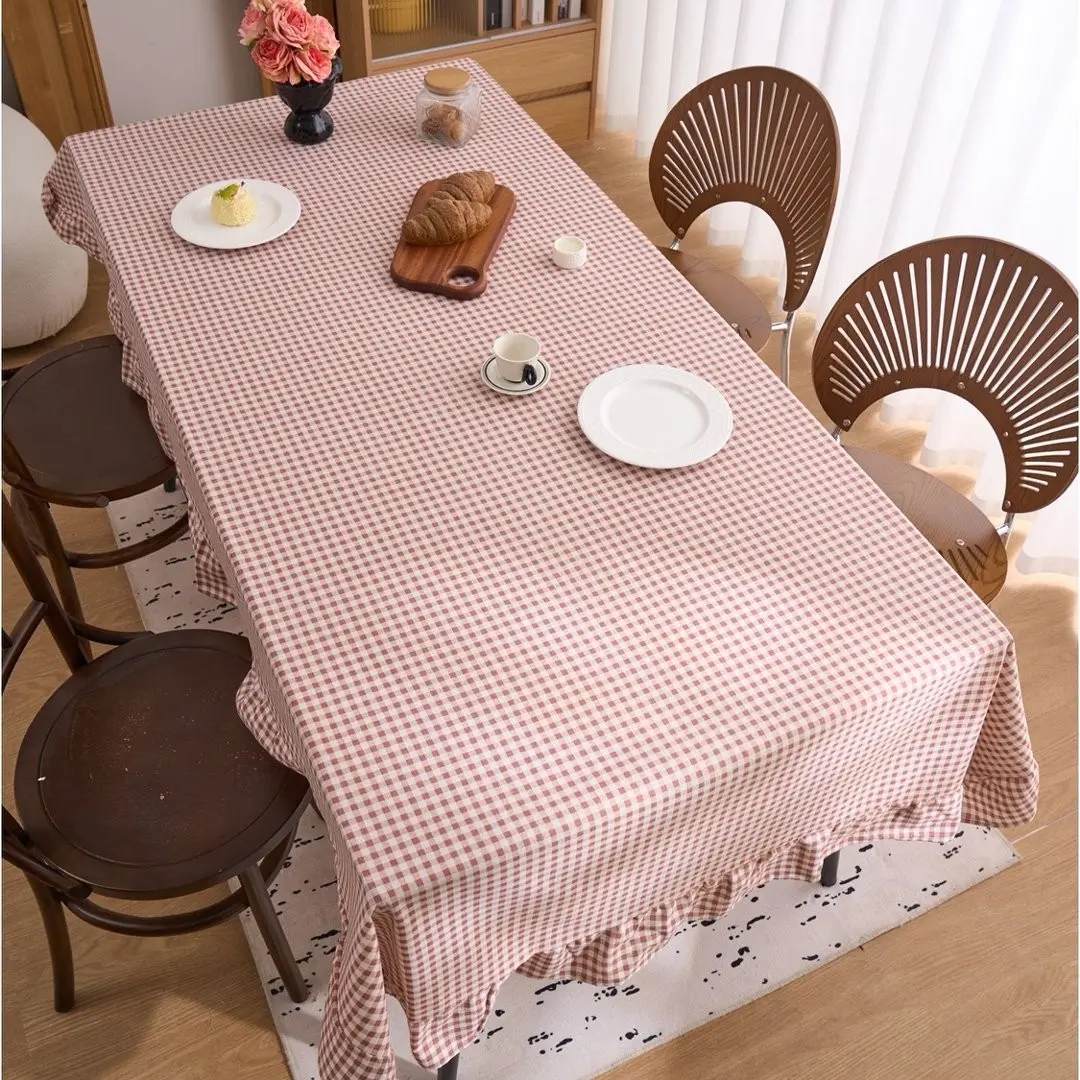 Rustic Plaid Tablecloth, Perfect for Outdoor Dining, Family Parties, Home Table Decor, Single Piece, Stylish and Functional