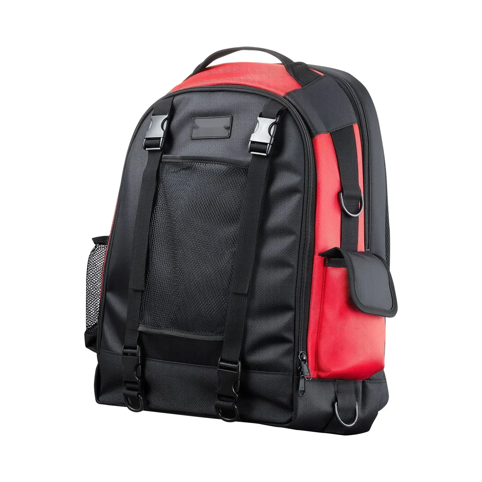 25.2L Welding Backpack With 1680D Polyester Fabric For Welder Gear, Tools And Helmet, Heavy Duty Portable Tool Carry Bag With Internal Pockets, Adjustable Straps, And Protective Shell, Ideal For Construction