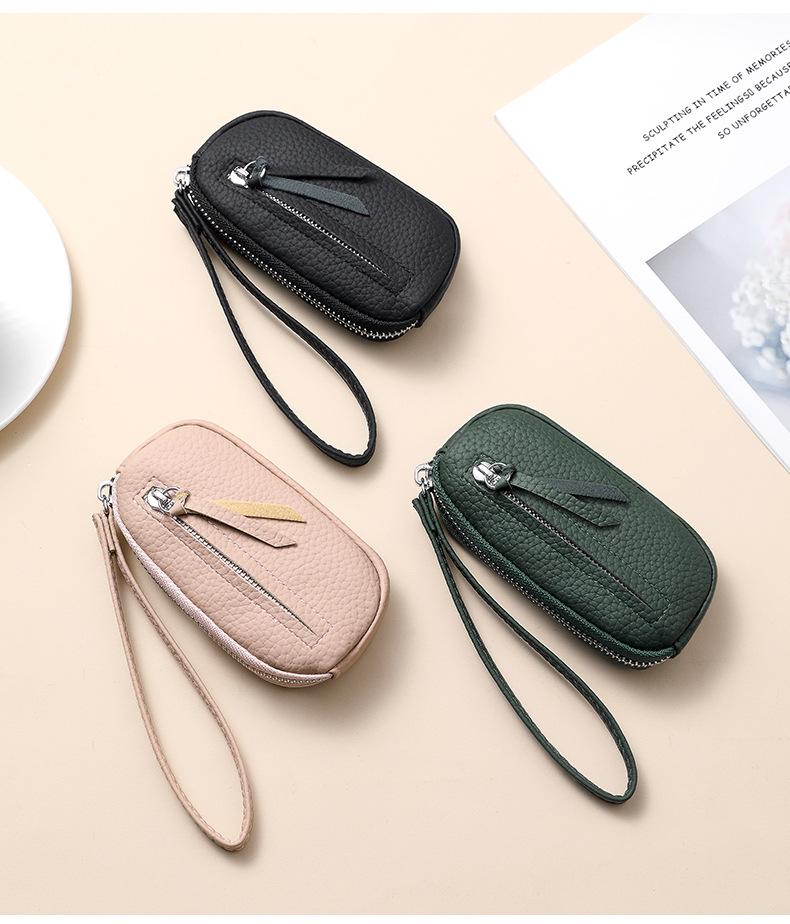 Mini Handheld Clutch for Women Double Zipper Coin Purse with Multiple Card Slots Small Portable Wallet for Coins Cash & Essentials Everyday Use