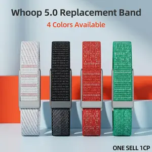 Whoop 5.0 Nylon Sports Ring Strap, Standard and ECG Breathable Replacement Strap, Sweatproof Lightweight Fitness Accessory, Nylon Band