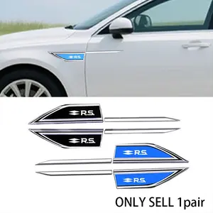 Car Fender Blade Decorative Stickers, Side Door Trim Decals, Universal Body Side Door Accent Strips, for Renault Sport Rs Twingo Trophy-R Megane Rs Captur
