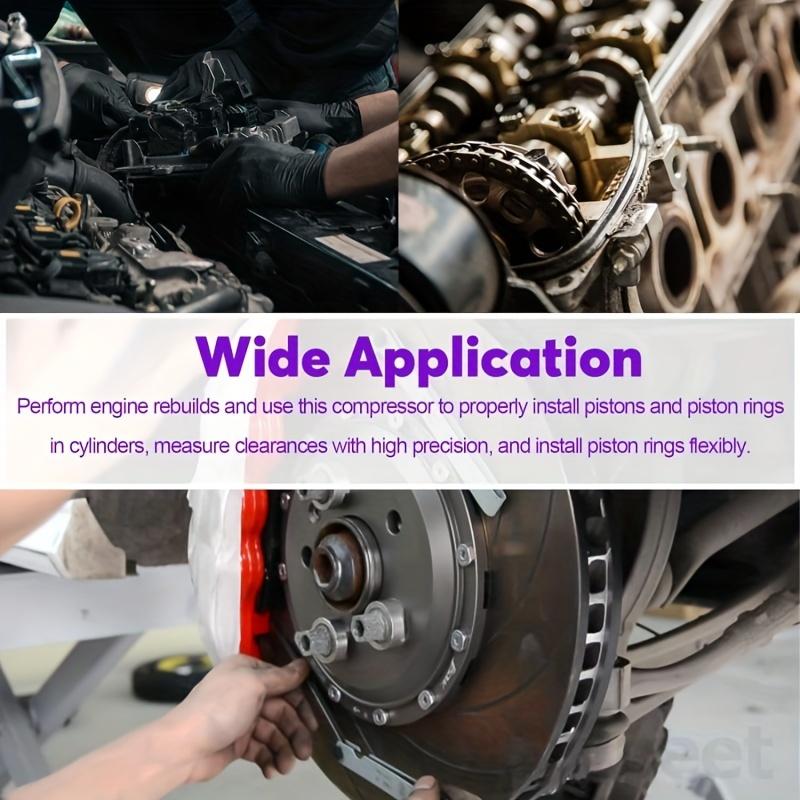NEW Automotive Piston Ring Compressor Set Multi function Piston