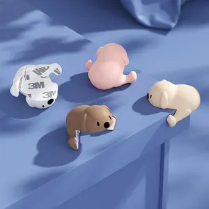 4pcs Desktop Anti-collision Corner Protective Sleeve Silicone Material Corner Table Corner Anti-collision Corner Protection Supplies