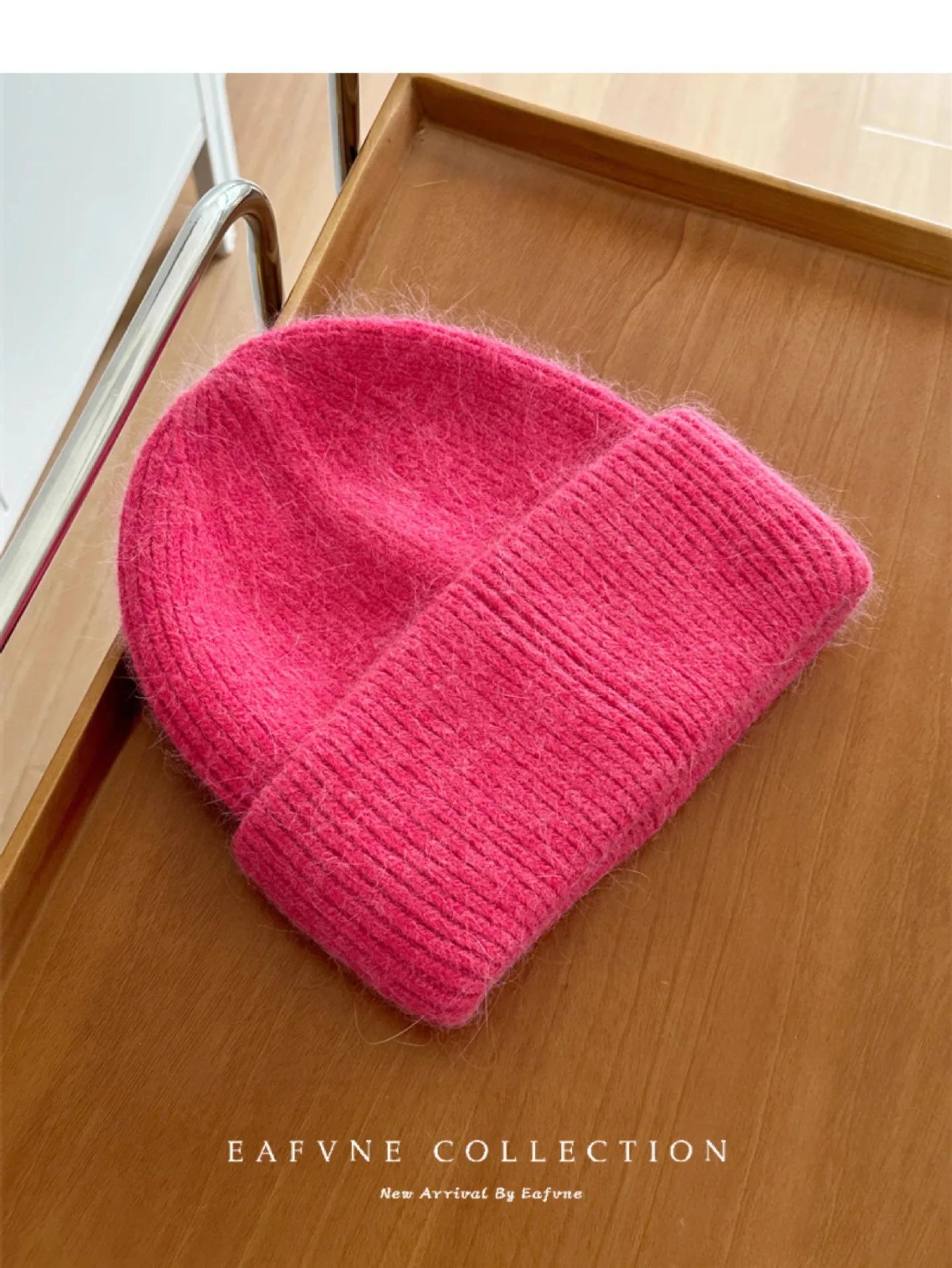 1pc Warm Knit Beanie for Men Women,Slouchy Beanie Hats Winter Knit Cap Soft Ski Hat Unisex,Thick Fisherman Cuff Plain Skull Caps