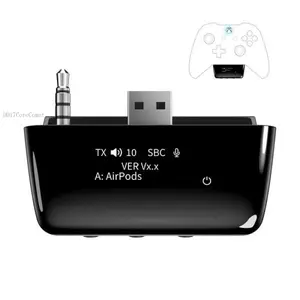 Bluetooth 5.2 Wireless Audio Adapter for Xbox One, Xbox Series X |     S and Elite 2 Controller, Xbox Mic Adapter with Screen Supports Low LatencyDD17CoreComet