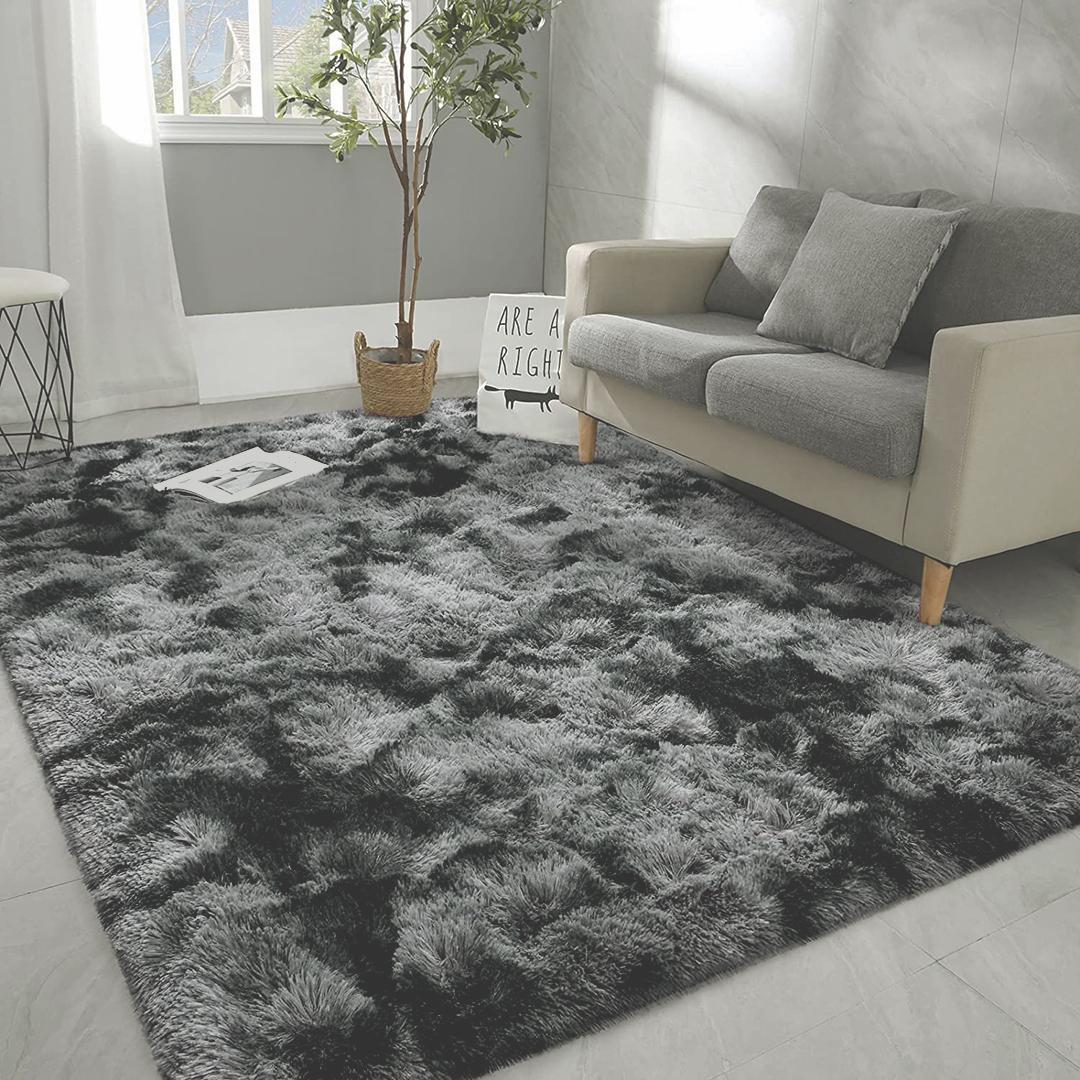 Plush Floor Mat, Decorative Area Rug, Modern Floor Carpet for Living Room, Bedroom & Home Decor, Soft-Thick Rugs, Fluffy Rugs for Room Decor, Modern Shaggy Rug #GLOBAL PICKS