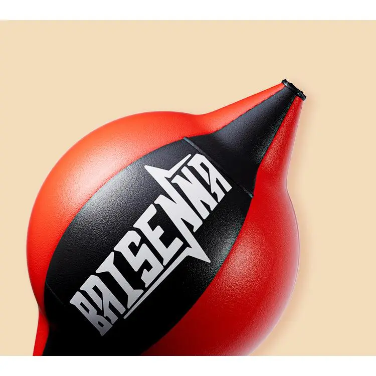 Unisex PU Leather Boxing Speed Ball - 25x15cm Compact, Adjustable Hang Design for Reaction Training, Punching Practice
