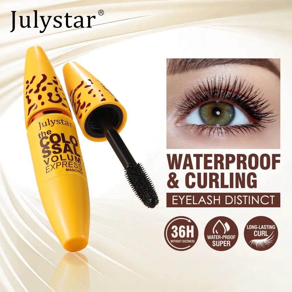 Women's Fashion Natural Mascara, Long-Lasting Waterproof Sweatproof, No Smudge Dense Mascara, Advanced Beauty Makeup