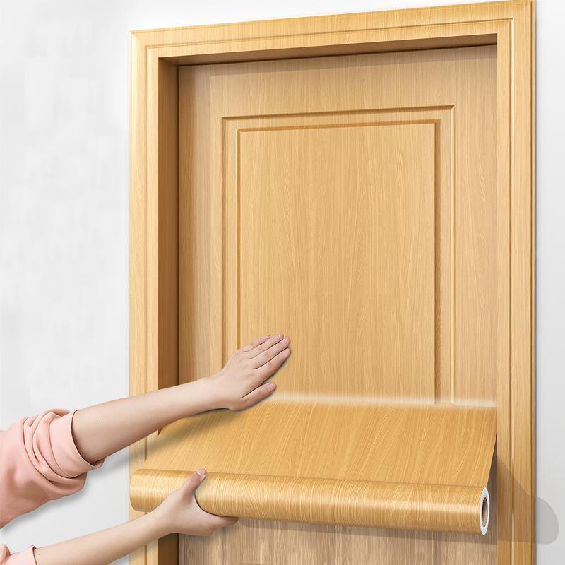 Wood Grain Pattern Wallpaper, Self-adhesive Wallpaper, Furniture Refurbished Sticker, Wall Decor for Home Living Room Bedroom