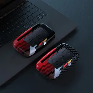 Abs Graffiti Style Car Key Cover for Land Rover Range Rover Evoque Sport, Discovery Velar, Jaguar Xe Xf Xj, Durable and Stylish