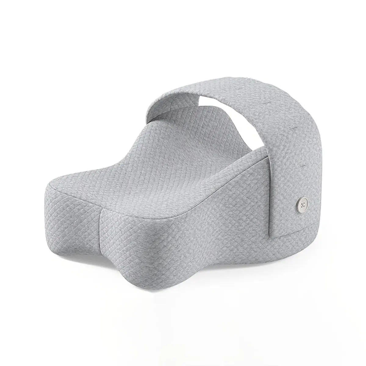 Knee Support Pillow for Side Sleepers - Memory Foam Orthopedic Cushion with Adjustable Strap - Ideal Leg Rest for Hip, Back & Joint Pain Relief - Comfortable Washable Cover for Maternity and Daily Sleep Hygiene