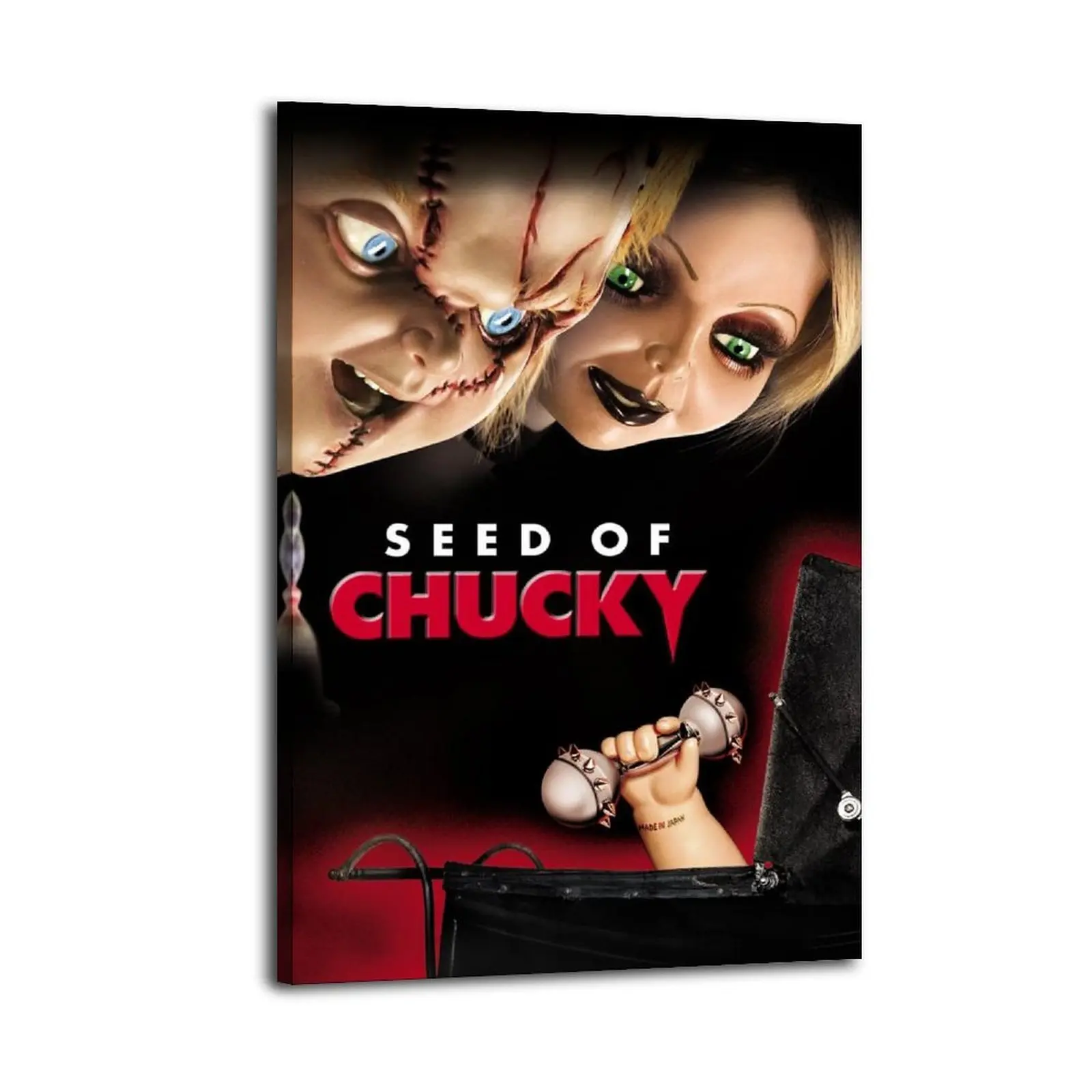 Bride of Chucky HomeDecor WallArt LivingRoom Canvas for Bedroom Decor Canvas Poster Aesthetic Office Bathroom Painting Picture Print Modern Family
