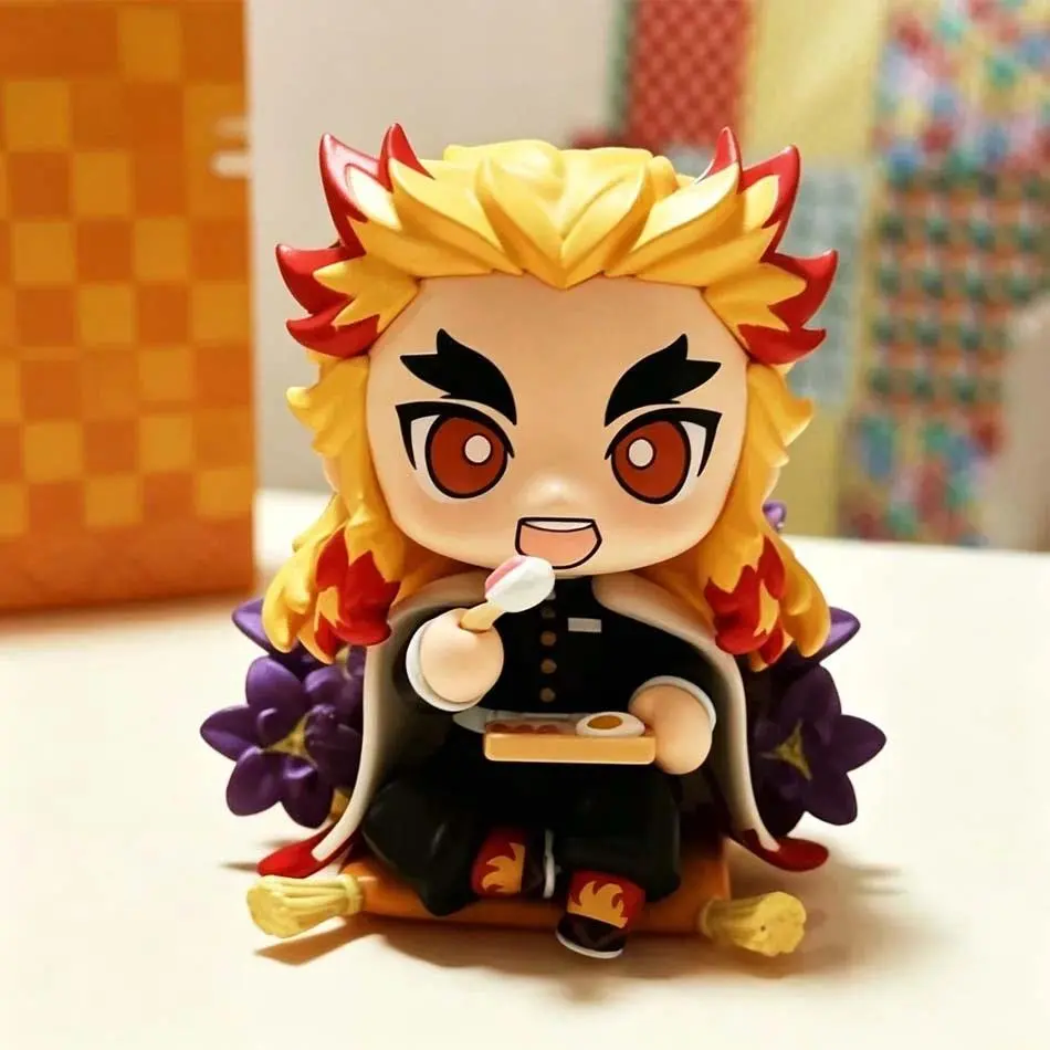 Demon Slayer Tanjiro Kamado Nezuko anime cartoon figure blind box creative personalized statue model ornament surprise gift box