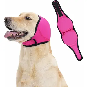 Quiet Ears for Dogs Comfort Calming Hoodie Dog Ear Covers for Noise & Anxiety Relief Ear Wraps for Dog Adjustable Dogs Ear Muffs Noise Protection Firework,Grooming and Force Drying
