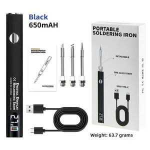 Compact Handheld Welding Pen for Electronics Repair and Craft ProjectsRechargeable USB Soldering Iron 8W