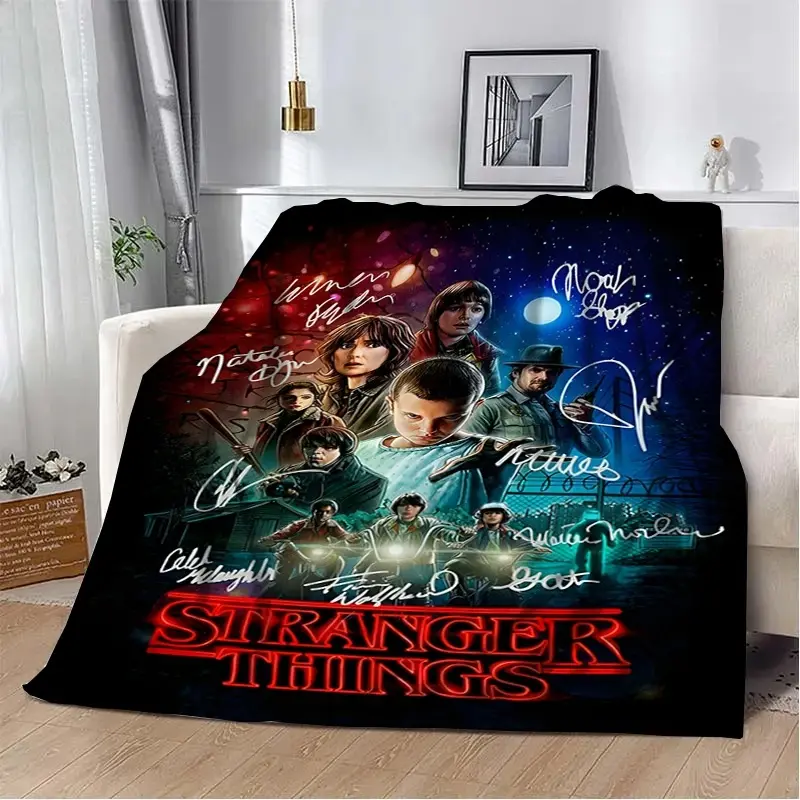 Horror & Thriller Custom Warm Flannel Blanket, Living Room Sofa Camping Picnic Blanket, Holiday Gift