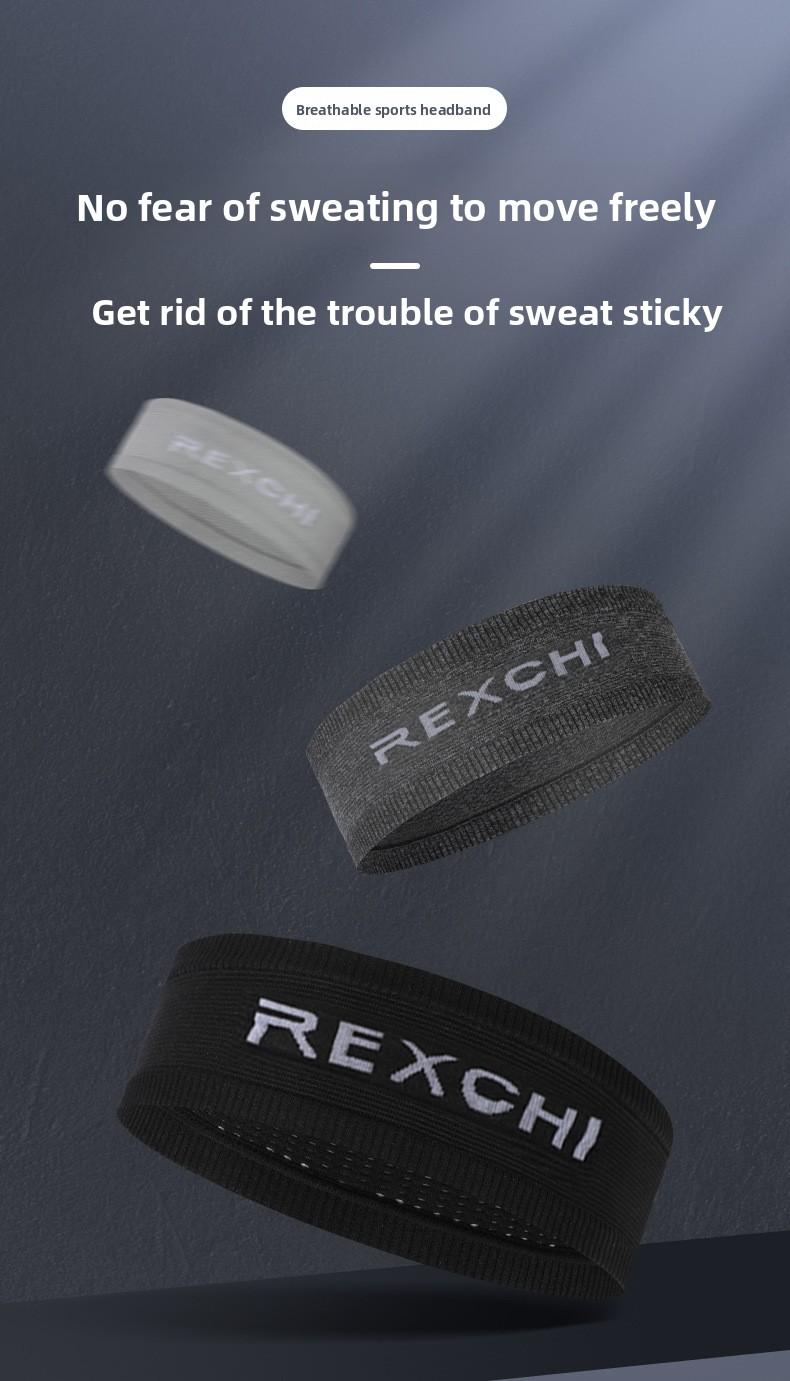 Summer sports headband Outdoor basketball running antiperspirant belt Wide mesh breathable sports headscarf Sweat guide headband