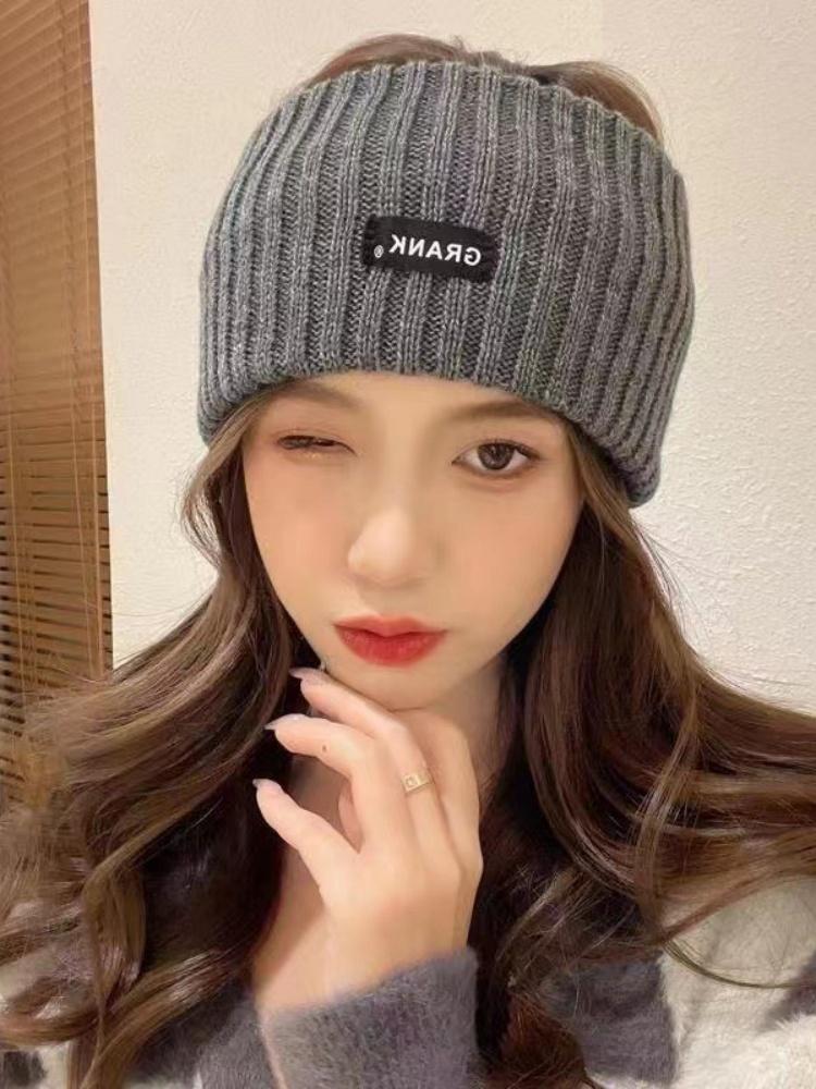 4-Pack Lettered Wide-Edge Sports Headbands - 4-Season Solid Color Headwraps, Hair Ties & External Wear Accessories