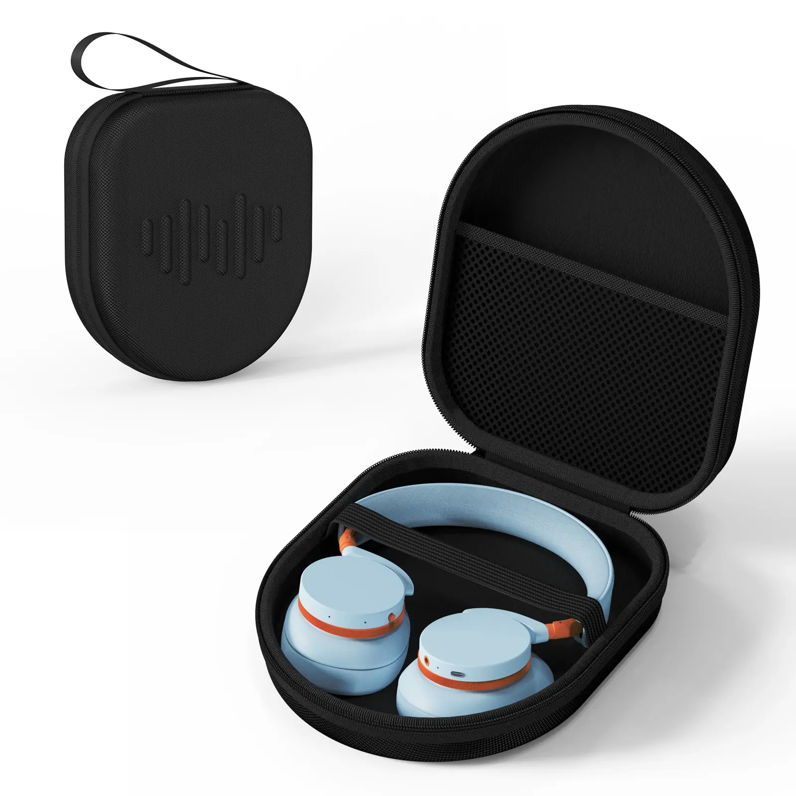 Hard Shell Headphone Case Compatible with JBL Tune 510BT /Sony WH-CH720N /Soundcore Q20/ BERIBES/ KVIDIO,Universal Audio Accessory Headphone Carrying Case Travel Storage Bag
