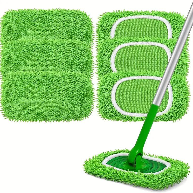 Microfiber Mop Replacement Pad, 4 Counts/12pcs/18pcs Washable Durable Mop Replacement Cloth, Dust Mop, Wet & Dry Mop Cloth for Home Cleaning