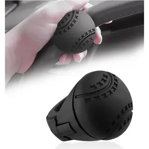 Steering Wheel Spinner, 360? Rotatable Anti-Slip Steering Wheel Knob Ball, Soft  Power Handle Wheel Booster Spinner Knob for Auto  Boat Tractor,  Accessories