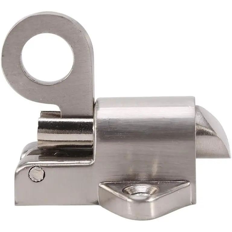 Spring  Latch, Spring Load Bolt Latch for Gate Window | Self Closing Pull Ring, Automatic  Door Lock, Shed Lock