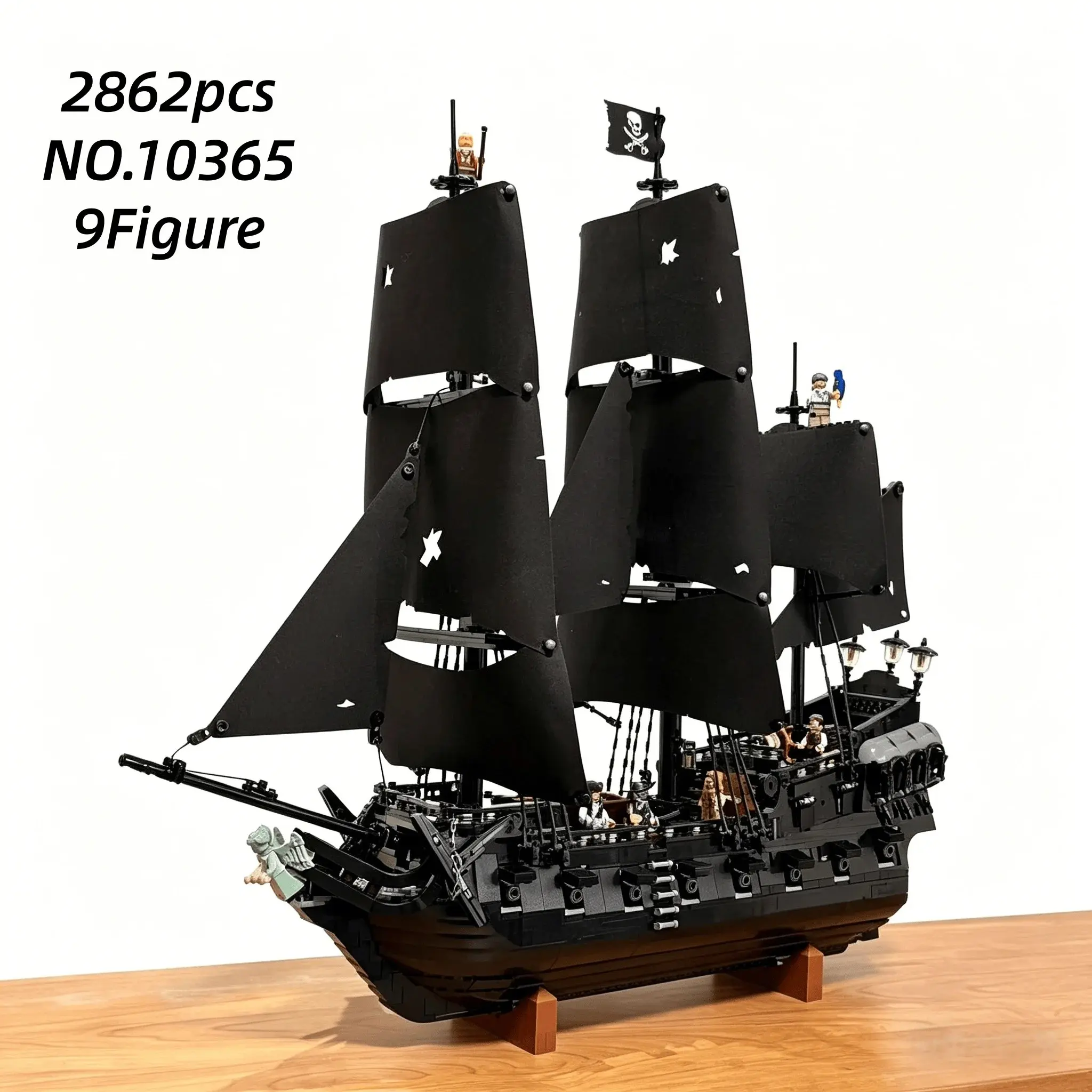 2862pcs New Pirate Ship Building Blocks Set, Home Decor, Holiday, Birthday, Christmas Gift, Fun Educational Toy for Kids, Ship Construction Set