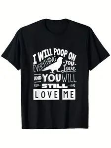7.5oz Parrot T-Shirt, Unisex Casual Long Sleeve Top, Breathable 220g Material, S-Xxxl, Ideal Gift for Friends & Family