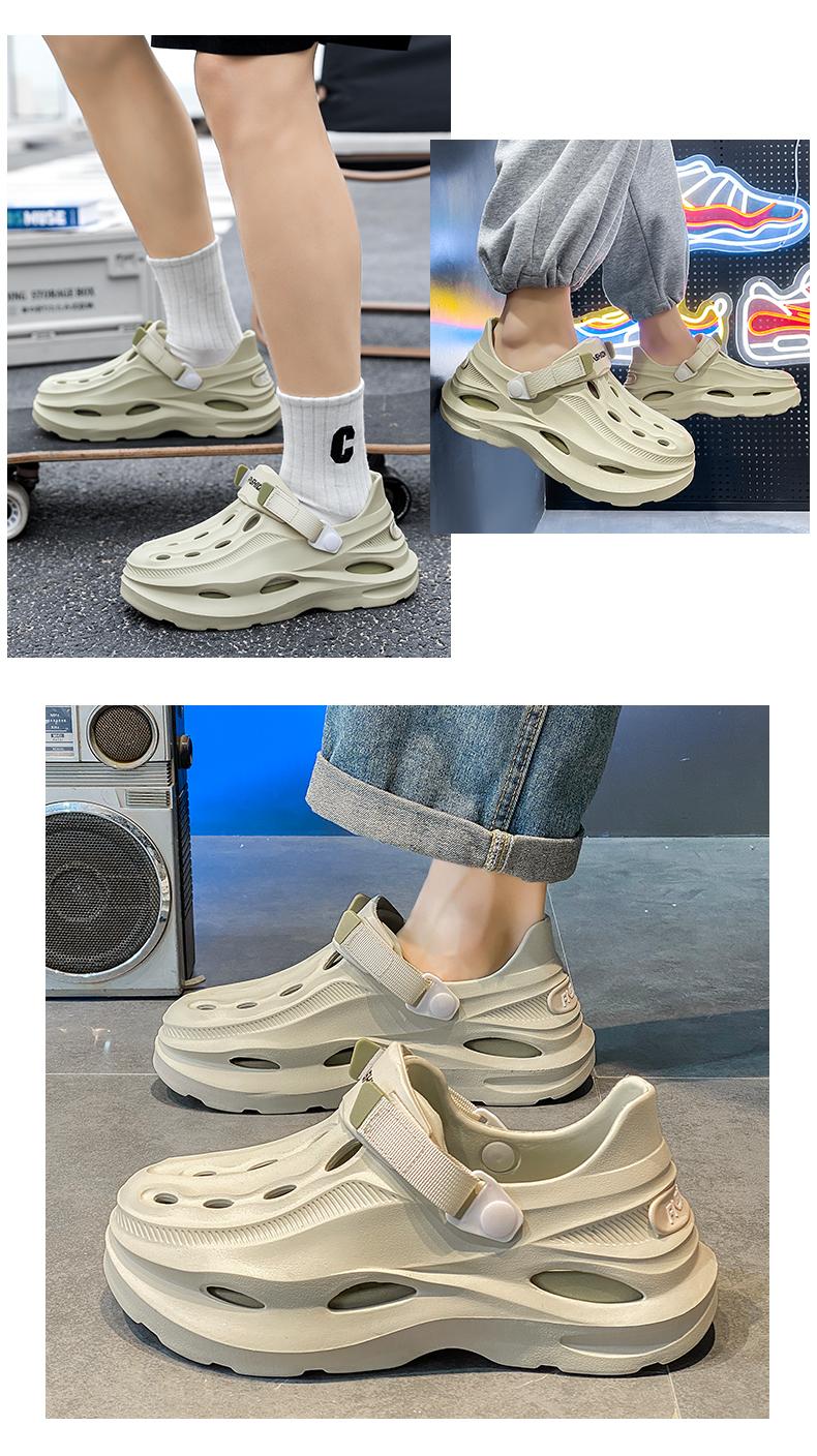 2-in-1 Slides & Clogs |     Perfect for Beach, Pool, Street Wear