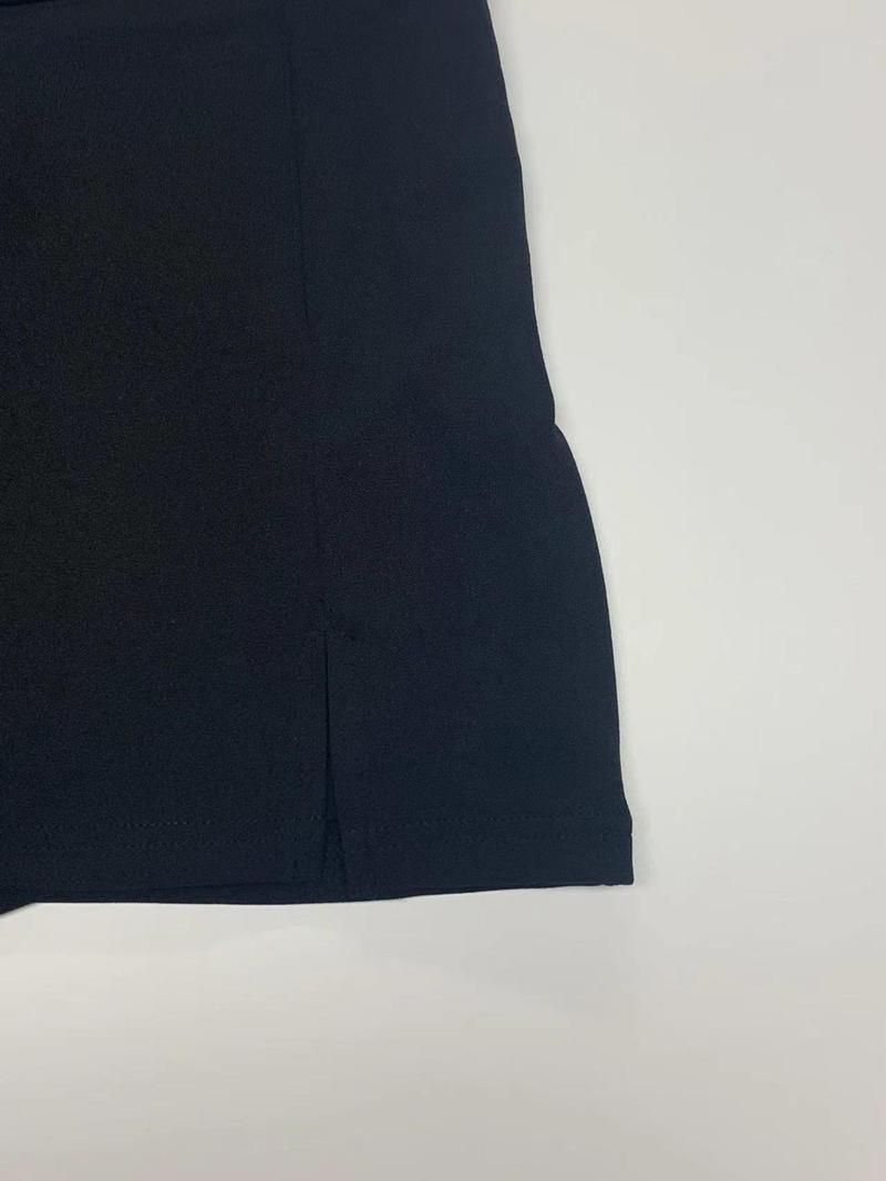 Women's Solid Pantskirt, Fashion Casual Pantskirt, Casual Skort for Daily Outdoor Wear, Women Bottoms for Summer