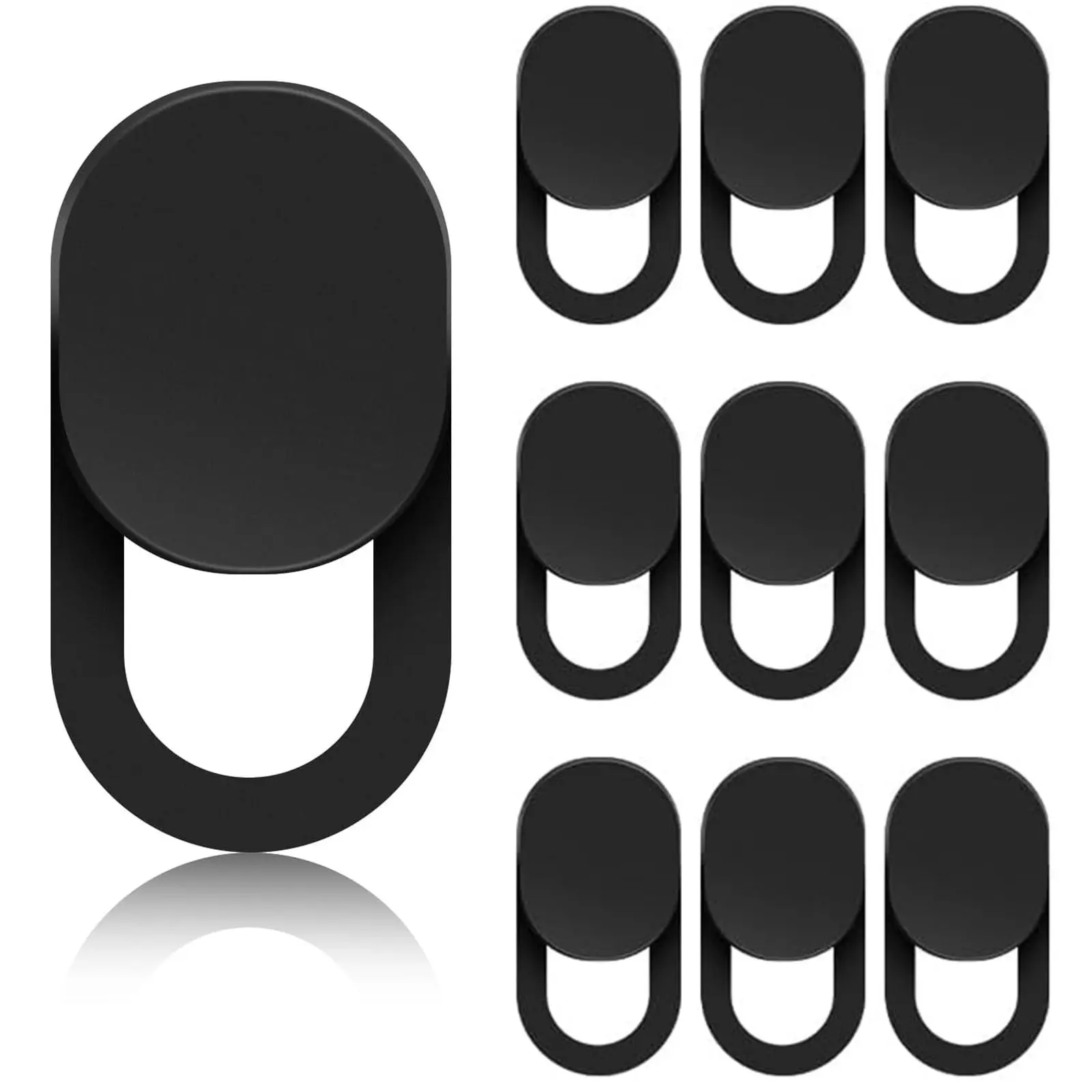 Webcam Cover Slide, [10 - Pack]Ultra-Thin Design Web Camera Cover for Laptops, PC,Computer and Apple Devices like MacBook,iMac, iPad and iPhone 6/7/8 Plus.0.022in Thick Web Blocker for Privacy, Security and Protection
