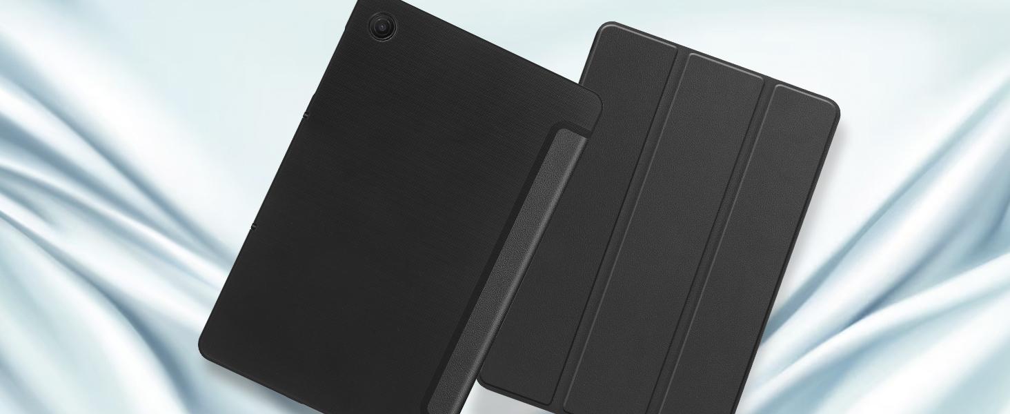 for Revvl Tab 2 Case 2025, Slim Hard Shell Protective Cover with Auto Sleep Wake for Tmobile Revvl Tab 2 Tablet Case 10.1'' (Black)