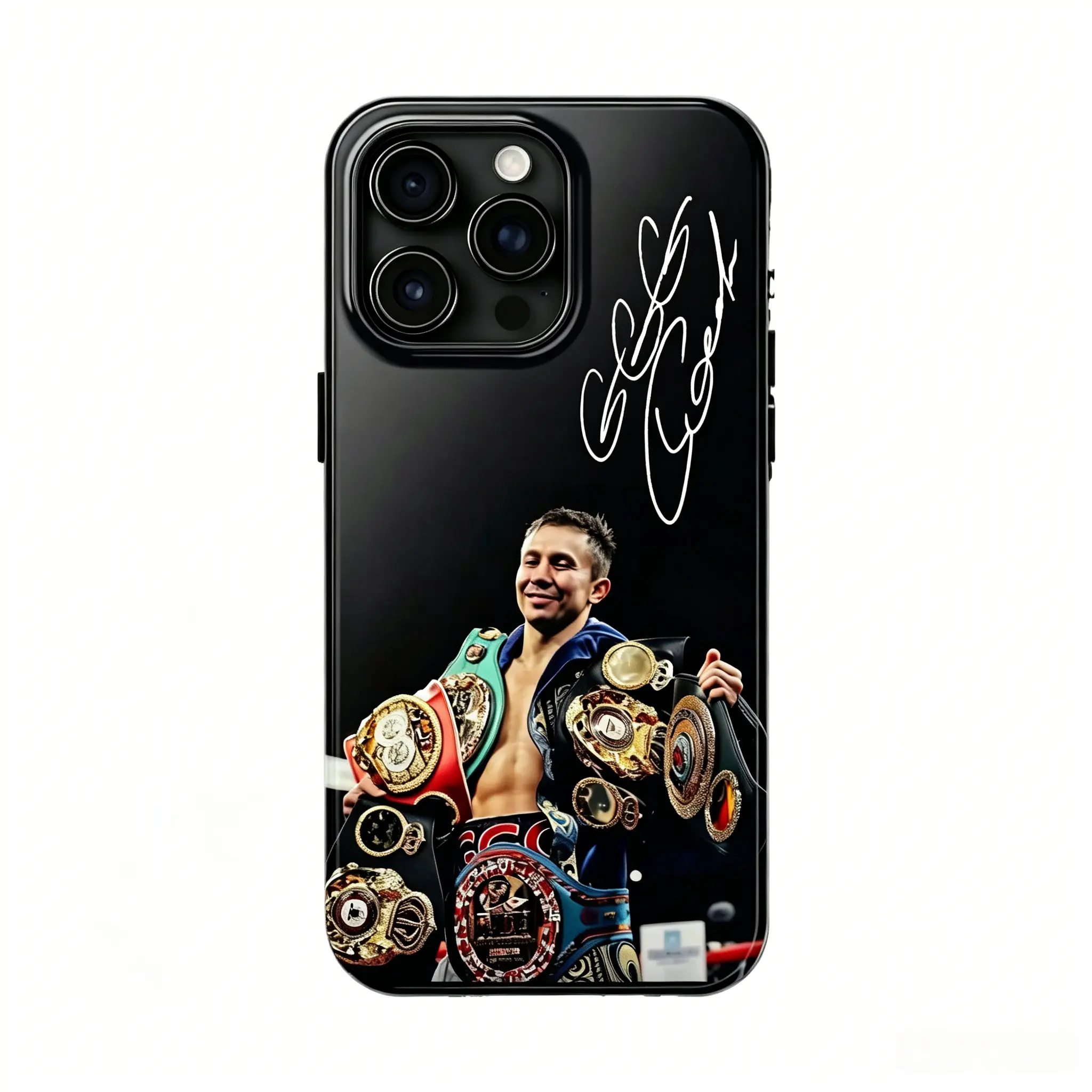 "GGG" Gennady Golovkin Themed Film-Style Phone Case — Compatible with iPhone 12, 13, 14, 15, 16, and 17