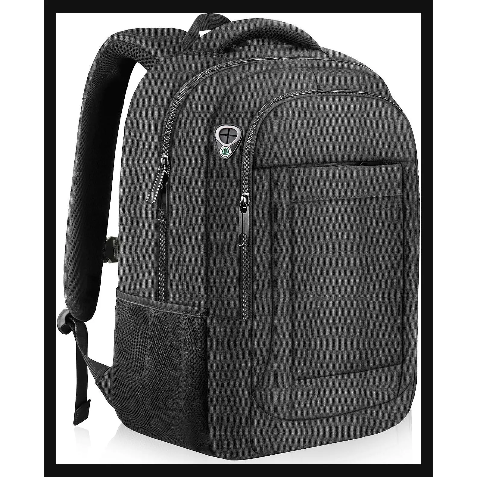 Large Travel Laptop Backpack, 17 Inch Airline Approved Business Anti Theft Slim Sturdy Work Computer Backpack Fits 17.3 Inch Notebook for Men Women, BlackGift
