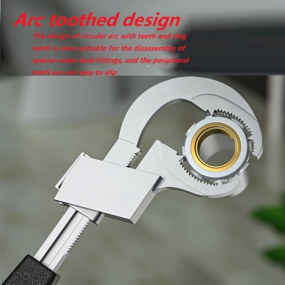 Multi-Function Adjustable Wrench Set, Universal Plumbing Repair Tool for Bathrooms and Confined Spaces, Versatile Maintenance Tool for Sink, Faucet, Pipe Installation and Removal, Durable Non-Slip Grip Hand Tool