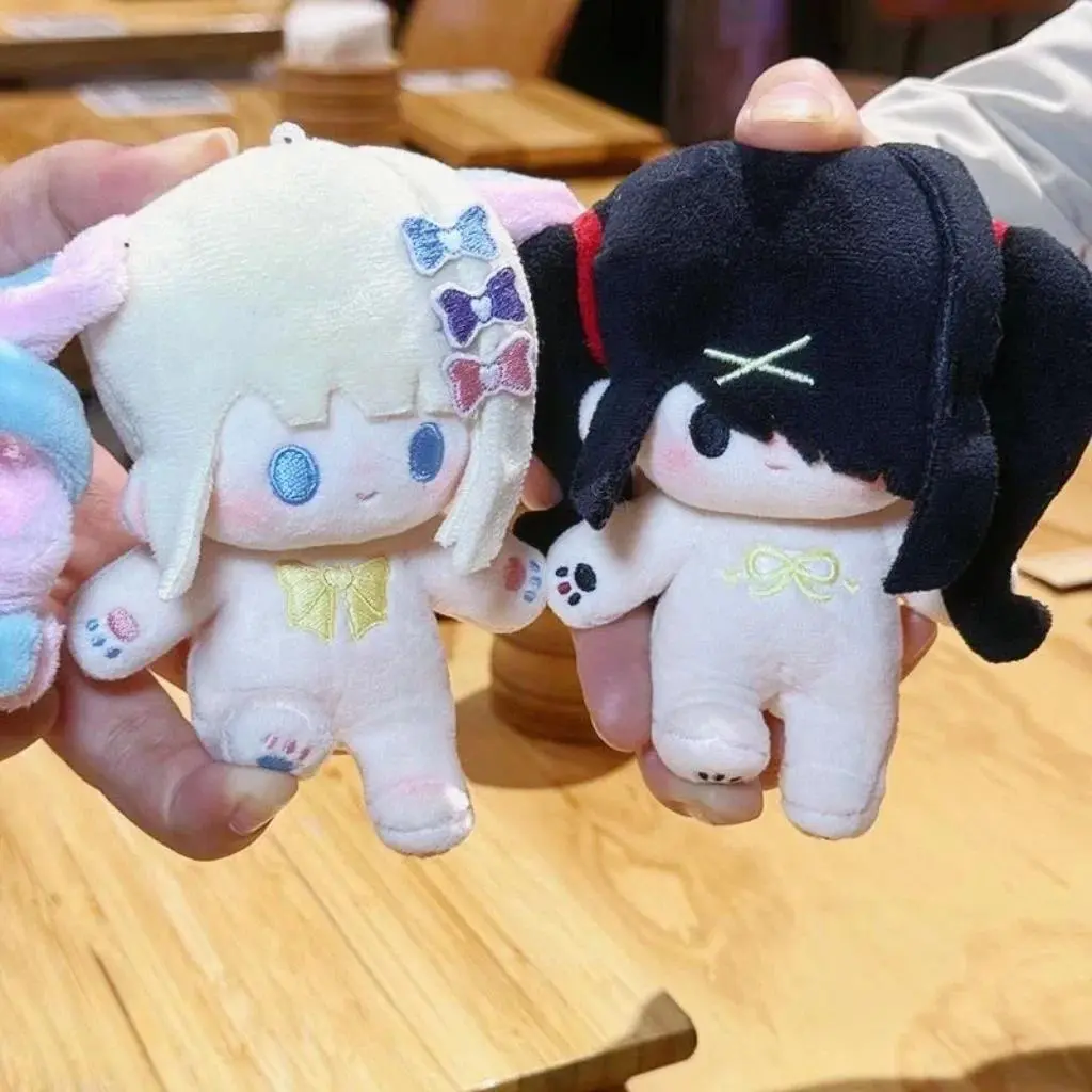 10cm Game Stuffed Toy Anime NEEDY GIRL OVERDOSE Cosplay Rain Ame KAngel Cute Adorable Soft Plush Doll Knapsack Pendant Xmas Gift
