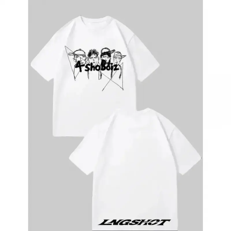 Graphic T-Shirt LNGSHOT Kpop Jay Park Shirt, Gen 5 Kpop Boy Group Inspired Tee, Kpop Inspired Streetwear Top, Casual Unisex Short Sleeve T-Shirt for Women Men, Kpop Fan Gift Apparel, Trendy Music Merch Style