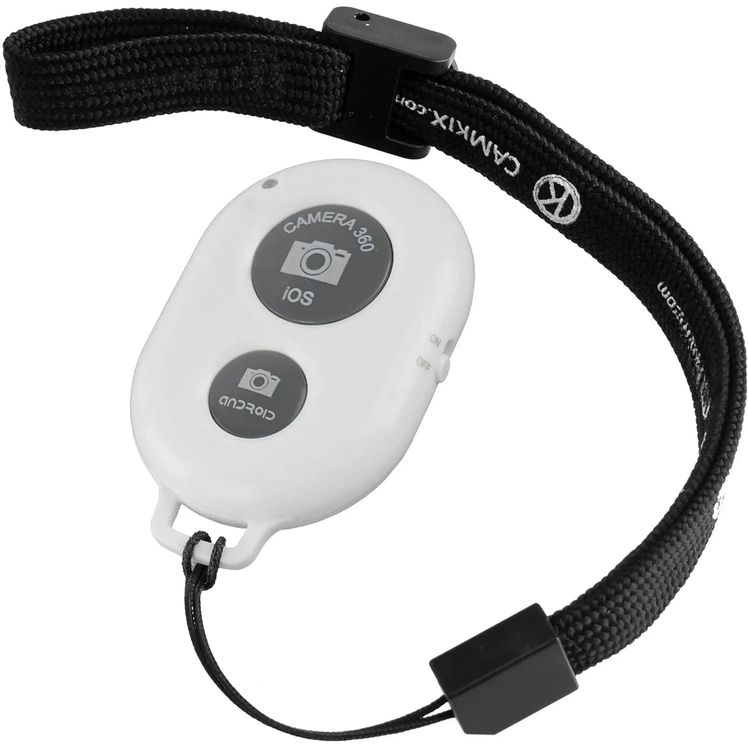 Camera Shutter Remote Control Gadget with Adjustable Button - Hands-Free Selfie, Photo & Video Capture - Compatible with iOS/Android Smartphones & Tablets Devices, Handy, Cellphone, Accessories