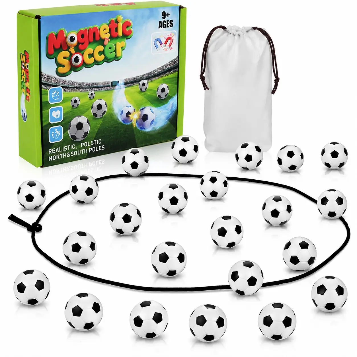 Magnetic Soccer Game Set，Portable Tabletop Football Strategy Board Game，Family Party Camping Travel Interactive Toy，Fun Gift for Boys Girls Age Magnetic Soccer Board Game, Family Party Tabletop Football Game for Kids Adults, Portable Travel Camping Intera