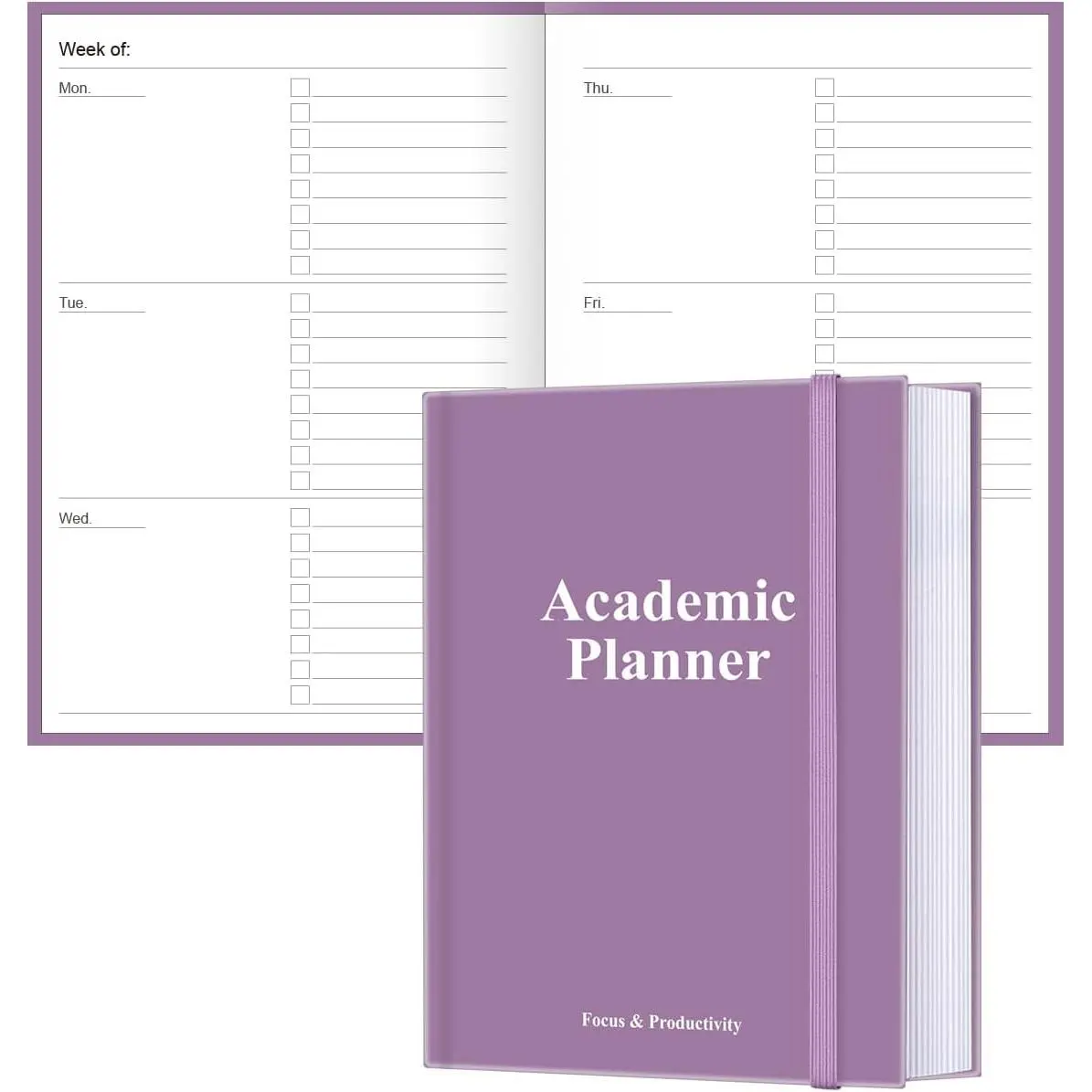 Academic Planner for 2026-2027 or Anytime – 5.8" x 8.5" Undated Weekly Student Planner For Homeschool, High School, College &  Students, 200 Pages,