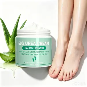 60% Urea Cream, Moisturizing Nourishing Hydrating Exfoliating Foot Care Cream for Soothing Dry Skin, Smoothing Foot Care Product for Daily Use, Moisturizer, Exfoliant, Foot Balm