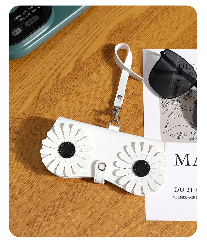 Cute glasses clip ins fashion sunglasses bag portable sunglasses case protective cover unisex bag accessory