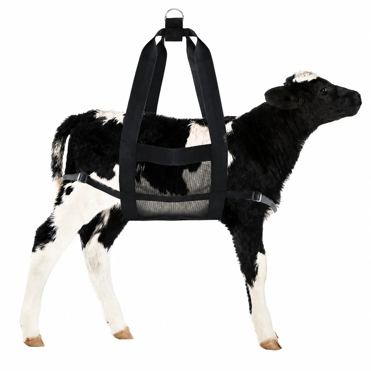 Heavy-Duty Portable Hanging Scale for Livestock Weighing — Adjustable Calf and Lamb Sling Net with Durable Nylon Webbing, Ergonomic Handle, and Precise Digital Display for Farm, Veterinary, and Transport Use