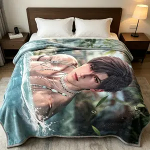 Love and Deepspace Blanket, otome blanket, sylus, xavier, zayne, rafayel,Caleb,anime blanket,gaming blanket,gaming blanketlads,Best friend’s birthday gift,Lightweight and breathable,Fluffy and warm.