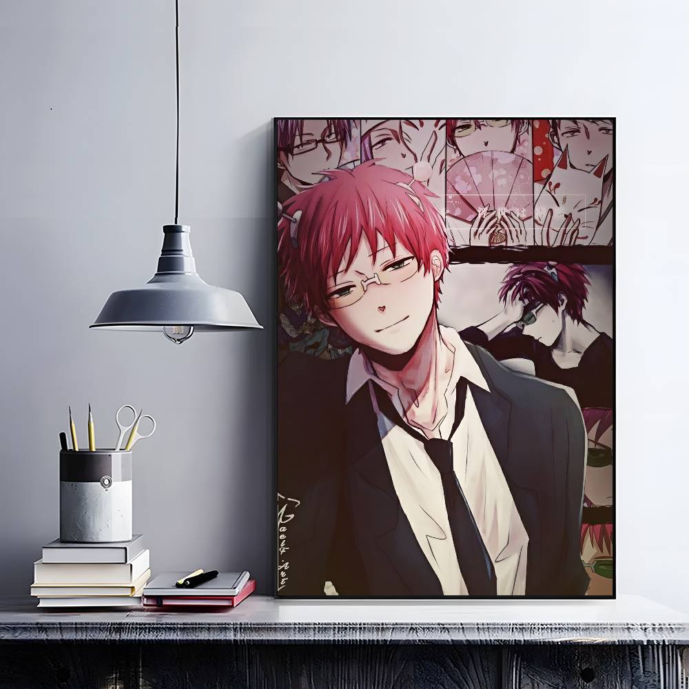Anime The Disastrous Life Of Saiki K Poster HD art sticky wall waterproof home living room bedroom bar aesthetic decoration Anime The Disastrous Life Of Saiki K Poster HD art sticky wall waterproof home living room bedroom bar aesthetic decoration