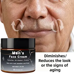 Latest Lifting Technology Cream, Men's Premium Face Cream, Instant Skincare, Retinol + Collagen, 24hr Smooth Skin, All Skin Types