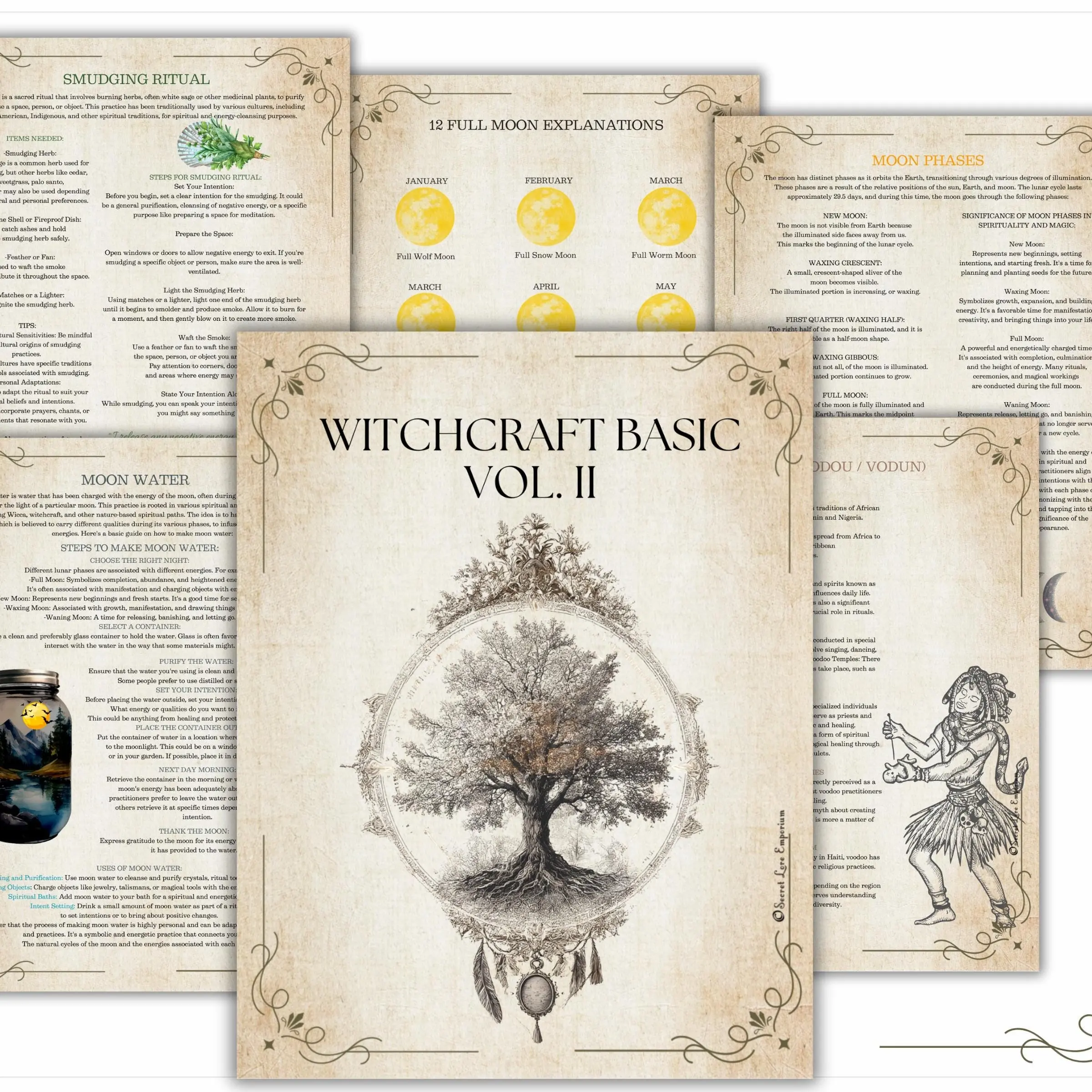 Natural Energy Theme Coil Notebook, Essential Oil Scented Hand-Drawn Journal, Perfect for Creative Writing and Sketching