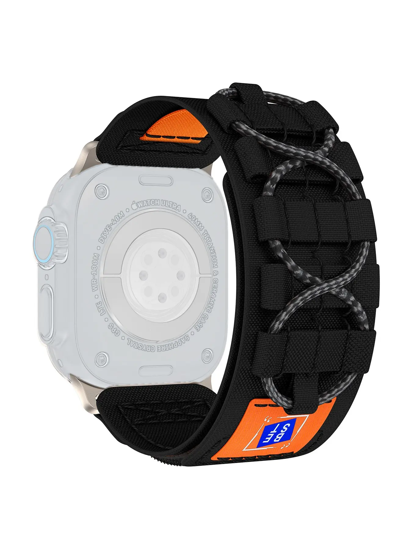 Premium Tactical Fabric Band, Breathable Woven Nylon, Precision Machined Titanium Clasp, Casual Style, All Seasons Accessory
