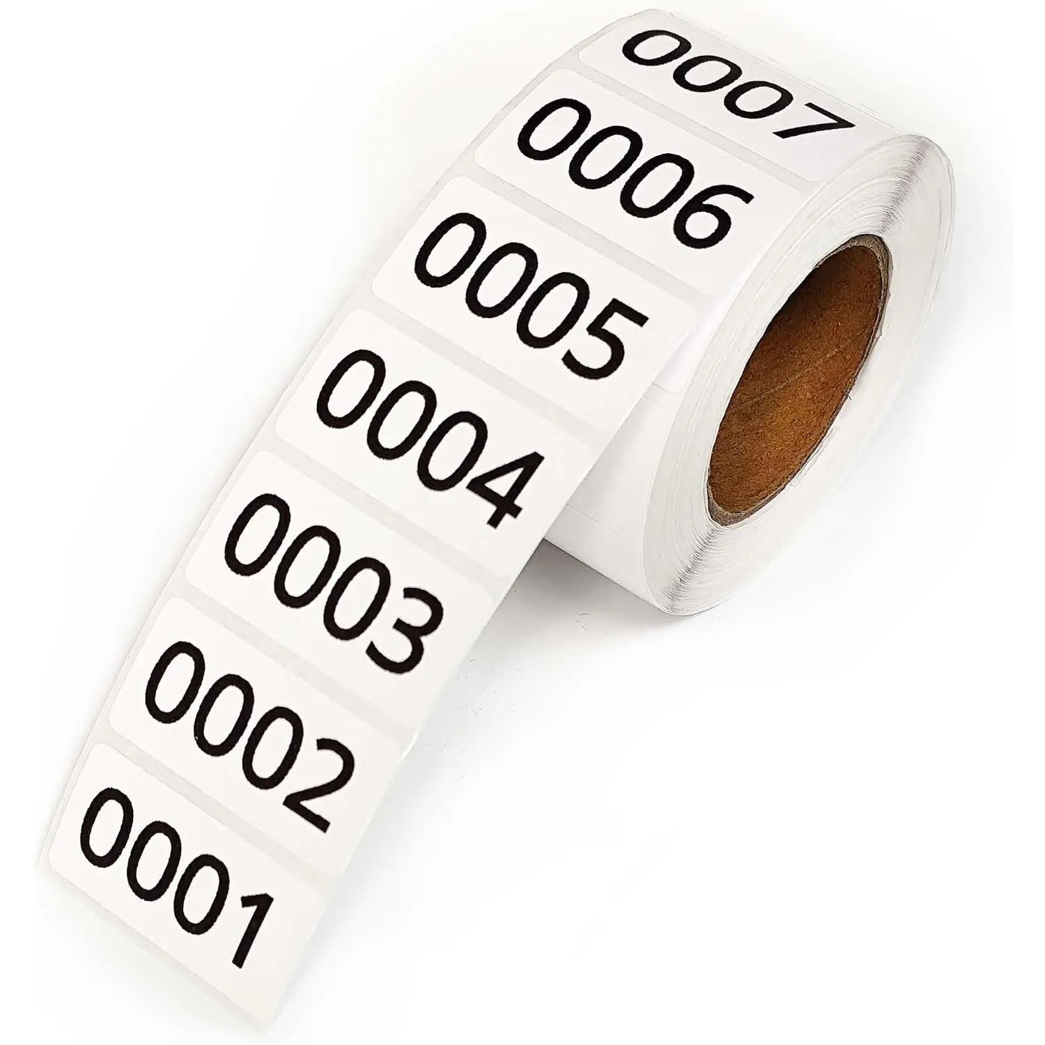 Consecutive Numbered Stickers, 1.6 x 0.8 Inch Inventory Labels, Number Stickers for Organization (1-1000)