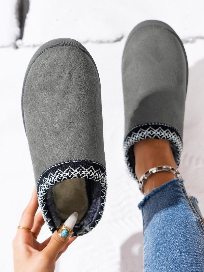 Womens Slippers Platform Mini Ankle Boots,Vegan Suede Upper,Warmly Cozy Fuzzy Fur-Lined Indoor Slippers Slip On Shoes for Out Door Black Womens Slippers Platform Mini Ankle Boots,Vegan Suede Upper,Warmly Cozy Fuzzy Fur-Lined Indoor Slippers Slip On Shoes for Out Door Black